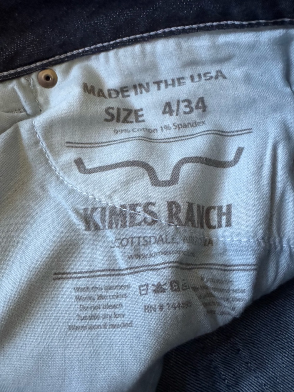 NWT Kimes Ranch Women's Size 4/34 Jolene Low Rise Jean - Picture 10 of 13